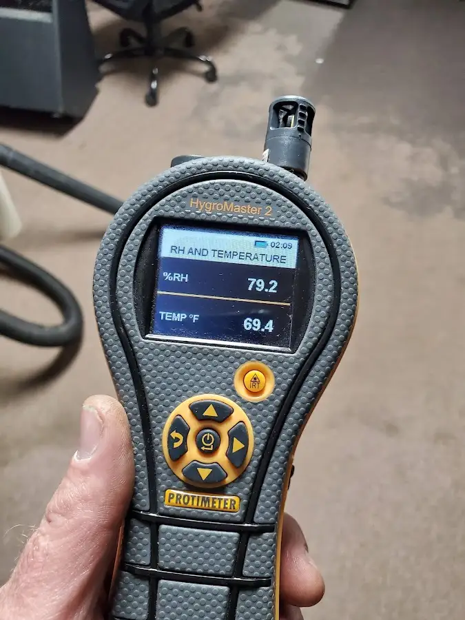Moisture meter humidity assessment for Fire & Smoke Damage Restoration in Burlington